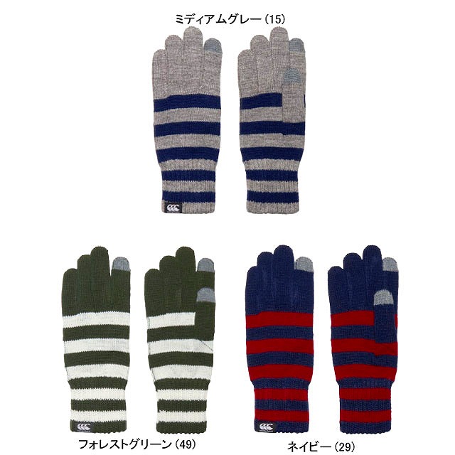 CANTERBURY ���󥿥٥꡼ �˥åȥ������� KNIT GLOVE �饰�ӡ� ��˥��å��� ���� AA04756