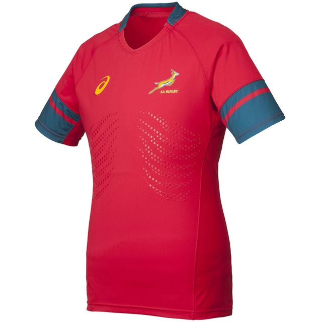 ラグビー 南アフリカ スプリングボクス トレーニングジャージ 海外S ラグビー 南アフリカ スプリングボクス トレーニングジャージ 海外M