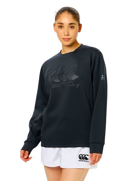 CANTERBURY ���󥿥٥꡼ ������ץ饹 ���եƥå��������饤�� ���롼�ͥå� R+ D.A.F TEC AIR LIGHT CREW NECK ��˥��å��� �礭�������� RP44568B