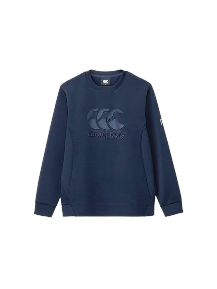 CANTERBURY ���󥿥٥꡼ ������ץ饹 ���եƥå��������饤�� ���롼�ͥå� R+ D.A.F TEC AIR LIGHT CREW NECK ��˥��å��� �礭�������� RP44568B