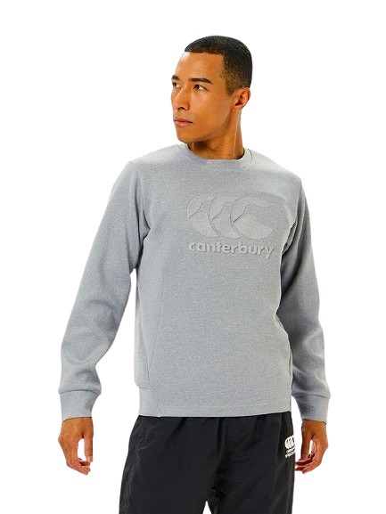 CANTERBURY ���󥿥٥꡼ ������ץ饹 ���եƥå��������饤�� ���롼�ͥå� R+ D.A.F TEC AIR LIGHT CREW NECK ��˥��å��� �礭�������� RP44568B
