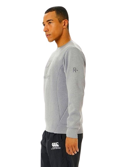 CANTERBURY ���󥿥٥꡼ ������ץ饹 ���եƥå��������饤�� ���롼�ͥå� R+ D.A.F TEC AIR LIGHT CREW NECK ��˥��å��� �礭�������� RP44568B