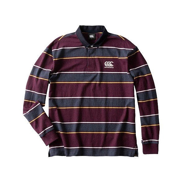 CANTERBURY 󥿥٥꡼ 饬 Ĺµ  饰ӡ L/S RUGGER SHIRT RA49607