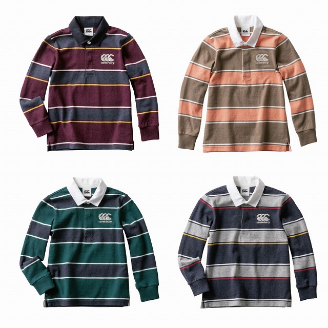 CANTERBURY 󥿥٥꡼ 饬 å ˤλ λ ˥ Ҷ ӥå L/S RUGGER SHIRT RJ49755J