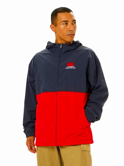 CANTERBURY ���󥿥٥꡼ �饰�ӡ� ������ ���åץա��ǥ� RUGBY SHELL ZIP HOODY ��˥��å��� ���㥱�å� ������ RA74632