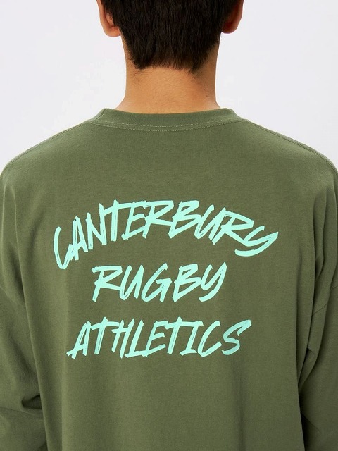 CANTERBURY ���󥿥٥꡼ ���󥰥��꡼�� �إӡ����롼�ƥ��� ��� T����� Ĺµ �ȥåץ�  �ӥå������� �饰�ӡ� CCC RA425614B