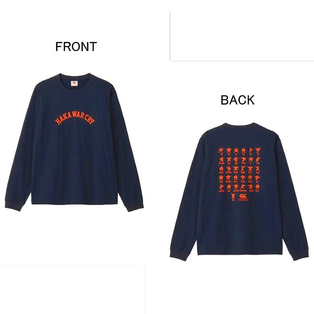 CANTERBURY ���󥿥٥꡼ ���� ���꡼�� �ƥ�������� L/S T-SHIRT ��˥��å��� �ȥåץ� RA44619