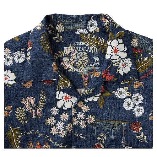 ��CANTERBURY�ۥ��󥿥٥꡼ �����ϥ���� ��� �饰�ӡ� �����奢�� ����� ������ ���ޡ� �� ALOHA SHIRT CCC RA31133