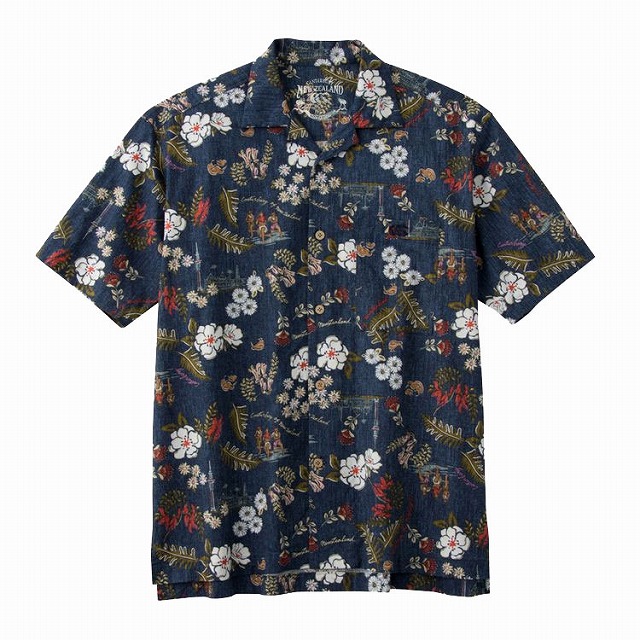 ��CANTERBURY�ۥ��󥿥٥꡼ �����ϥ���� ��� �饰�ӡ� �����奢�� ����� ������ ���ޡ� �� ALOHA SHIRT CCC RA31133