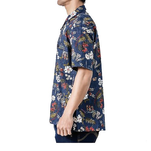��CANTERBURY�ۥ��󥿥٥꡼ �����ϥ���� ��� �饰�ӡ� �����奢�� ����� ������ ���ޡ� �� ALOHA SHIRT CCC RA31133