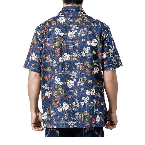 ��CANTERBURY�ۥ��󥿥٥꡼ �����ϥ���� ��� �饰�ӡ� �����奢�� ����� ������ ���ޡ� �� ALOHA SHIRT CCC RA31133