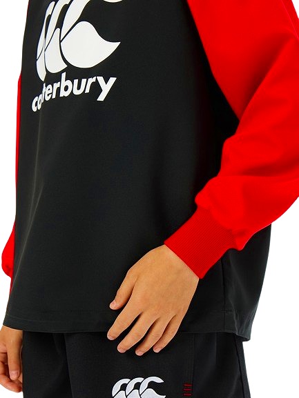 CANTERBURY 󥿥٥꡼ ˥ ץ饯ƥ ץ륪С JR.PRACTICE PULLOVER ɥ֥졼 饰ӡ å RGJ74530