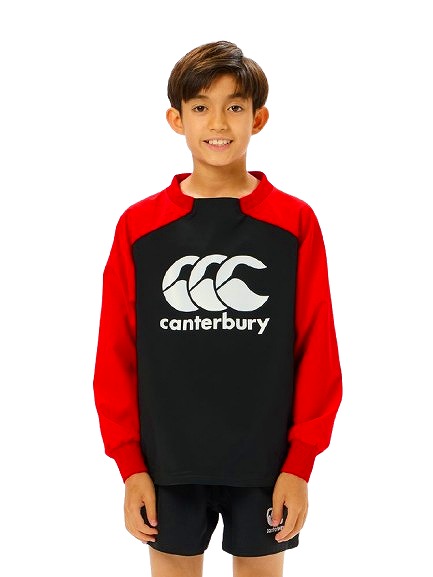 CANTERBURY 󥿥٥꡼ ˥ ץ饯ƥ ץ륪С JR.PRACTICE PULLOVER ɥ֥졼 饰ӡ å RGJ74530