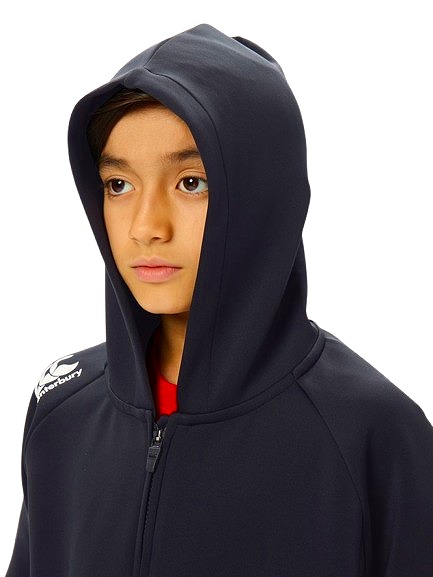 CANTERBURY ���󥿥٥꡼ ����˥� ���եƥå� ������ �饤�� ���å� �ա��ǥ� JR.D.A.F TEC AIR LIGHT ZIP HOODY �������å� �饰�ӡ� �Ҷ��� RGJ44534