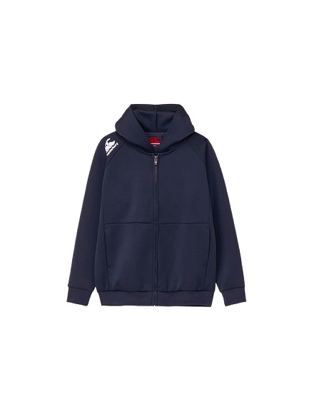 CANTERBURY ���󥿥٥꡼ ����˥� ���եƥå� ������ �饤�� ���å� �ա��ǥ� JR.D.A.F TEC AIR LIGHT ZIP HOODY �������å� �饰�ӡ� �Ҷ��� RGJ44534