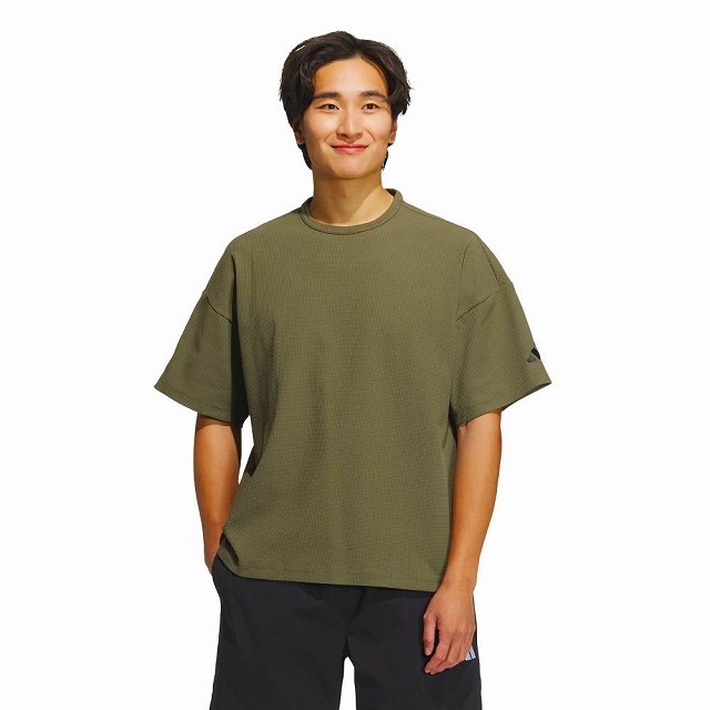 ���ǥ����� adidas M WAFFELE T����� �롼���ե��å� ��åե�ե��֥�å� ��� ȾµT����� KQD17