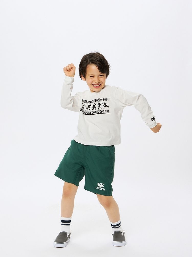 CANTERBURY ���󥿥٥꡼ ���󥰥��꡼�� �ϥ� ���������饤 �ƥ��� ���å������� �ȥåץ� T����� Ĺµ �饰�ӡ� CCC  RAJ425720