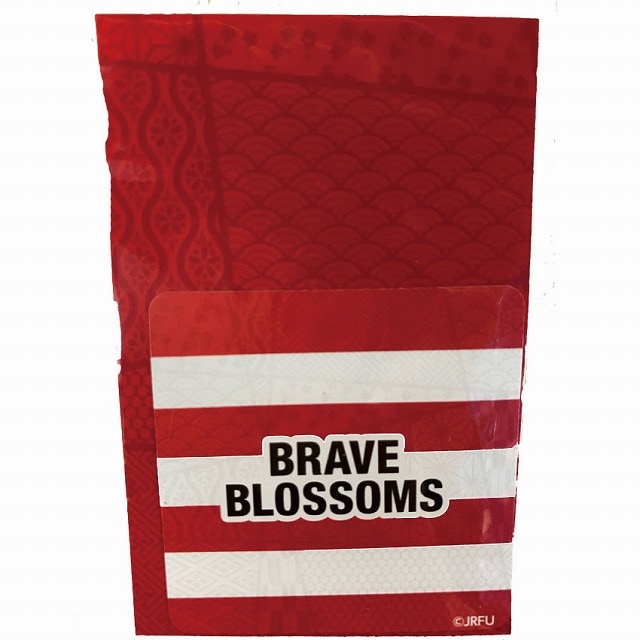 JAPAN】貼ってはがせるスマホステッカー 四角BLOSSOMS ラグビー 日本