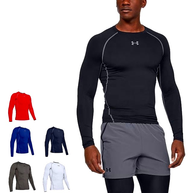 ������������ޡ� UNDER ARMOUR UA HEATGEAR ARMOUR LS ��� ����ץ�å���� �١����쥤�䡼 Ĺµ �ҡ��ȥ��� ������������ 1358549