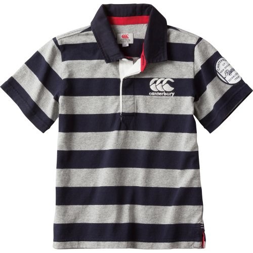 CANTERBURY】 カンタベリー ジュニア ショートスリーブ ラガーシャツ