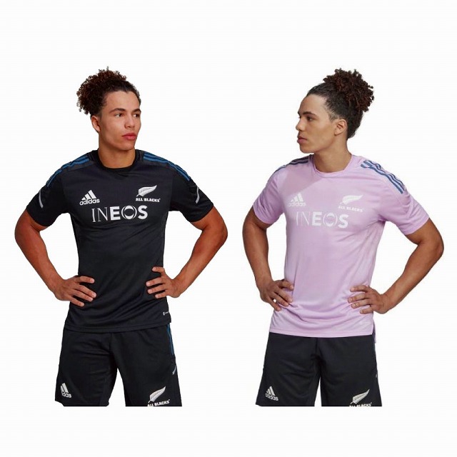 adidas ���ǥ����� ALL BLACKS ������֥�å��� PRIMEBLUE �ѥե����ޥ� T����� �饰�ӡ� QB060