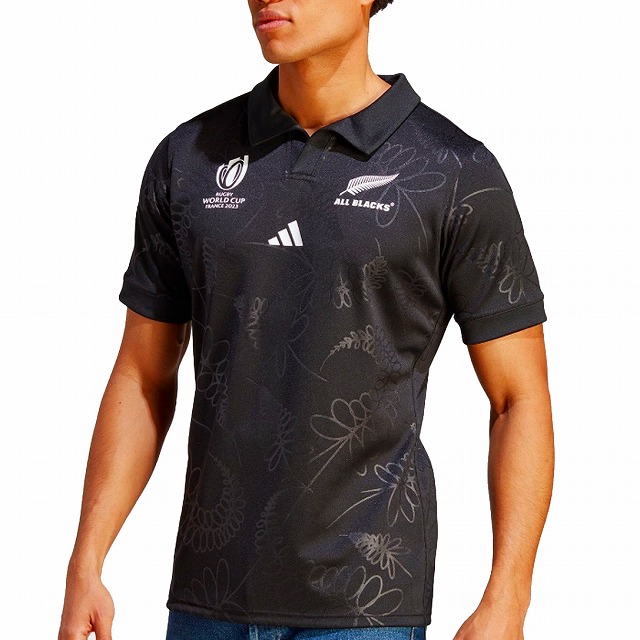 adidas ���ǥ����� ALLBLACKS ������֥�å��� RWC 2023 ��ץꥫ ���㡼�� �饰�ӡ� �˥塼����������ɽ DCF10