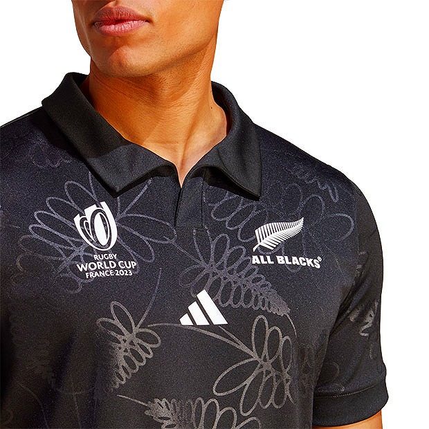 adidas ���ǥ����� ALLBLACKS ������֥�å��� RWC 2023 ��ץꥫ ���㡼�� �饰�ӡ� �˥塼����������ɽ DCF10