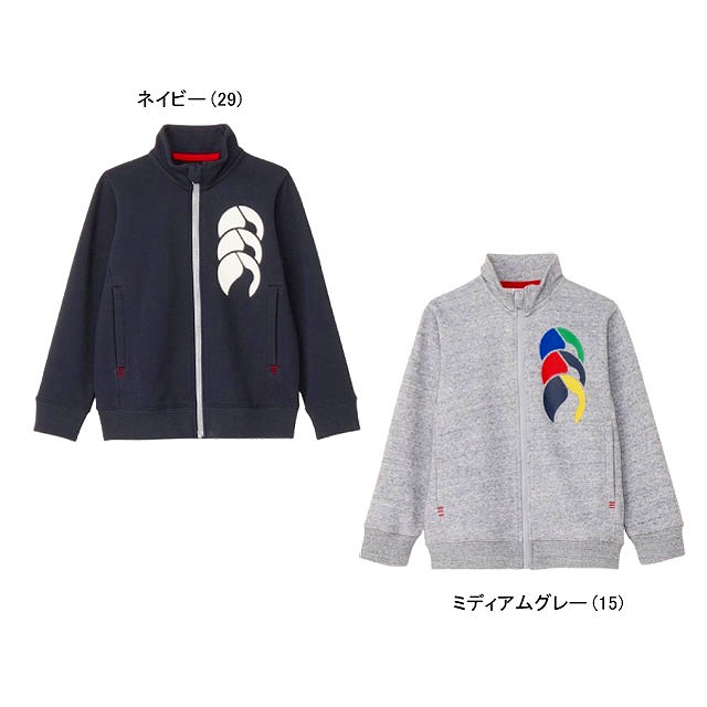 CANTERBURY ���󥿥٥꡼ ���å� �������å� �ȥ�å� ���㥱�å� KIDS SWEAT TRACK JACKET �礭�������� ����˥� �Ҷ� RAJ44824J
