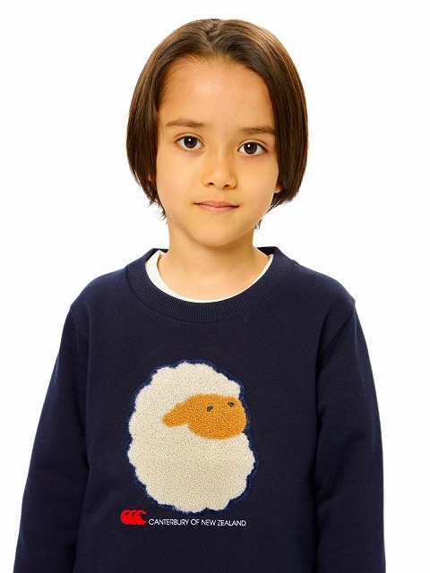 CANTERBURY ���󥿥٥꡼ ���å� �������å� �ץ륪���С� KIDS SWEAT PULLOVER ����˥� �Ҷ� RAJ44825