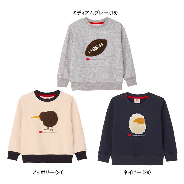 CANTERBURY ���󥿥٥꡼ ���å� �������å� �ץ륪���С� KIDS SWEAT PULLOVER ����˥� �Ҷ� RAJ44825