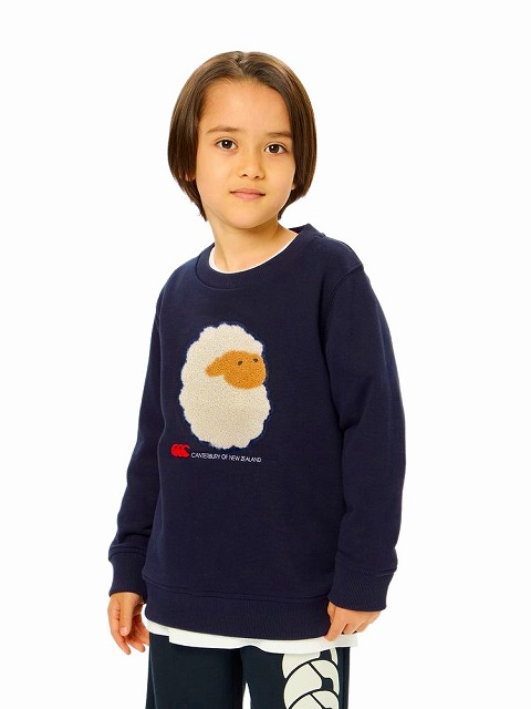 CANTERBURY ���󥿥٥꡼ ���å� �������å� �ץ륪���С� KIDS SWEAT PULLOVER ����˥� �Ҷ� RAJ44825