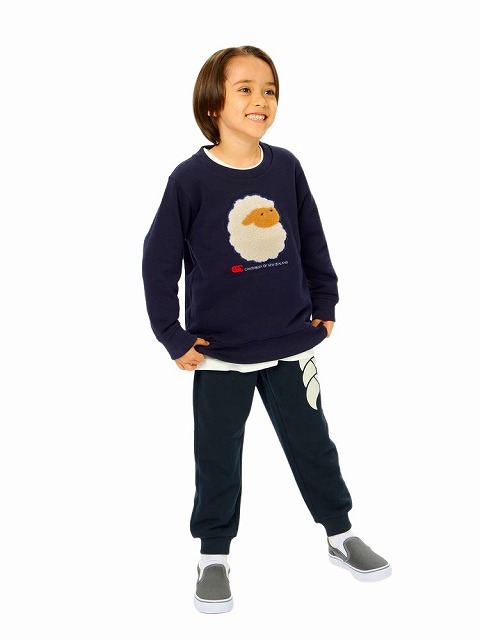 CANTERBURY ���󥿥٥꡼ ���å� �������å� �ץ륪���С� KIDS SWEAT PULLOVER ����˥� �Ҷ� RAJ44825
