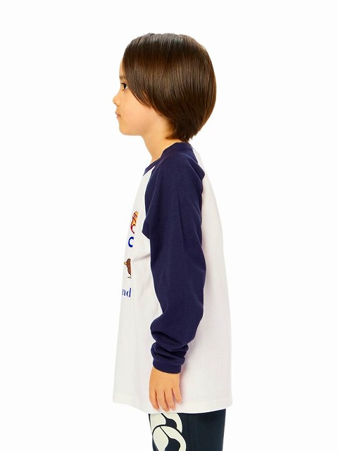 CANTERBURY ���󥿥٥꡼ ���å� ���� ���꡼�� �ƥ��� KIDS L/S TEE ����˥� �Ҷ� RAJ44826
