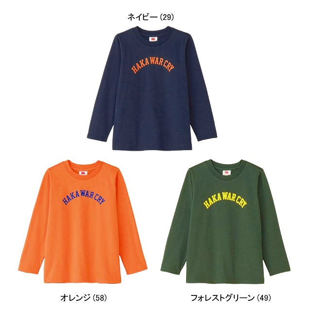 CANTERBURY 󥿥٥꡼ å  ꡼ ƥ KIDS L/S TEE ˥ Ҷ RAJ44827