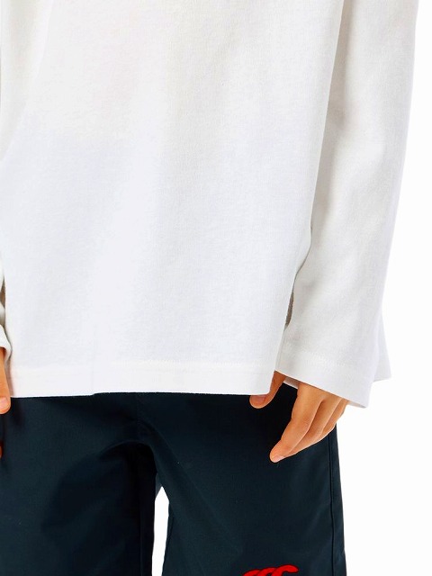 CANTERBURY ���󥿥٥꡼ ���å� ���� ���꡼�� �ƥ��� KIDS L/S TEE ����˥� �Ҷ� RAJ44829