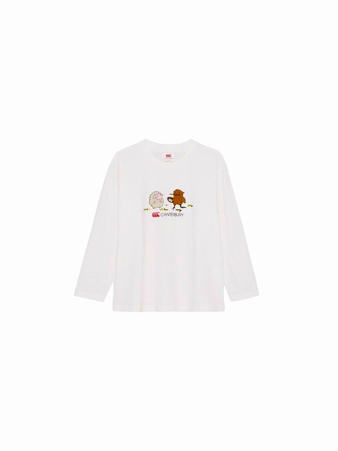 CANTERBURY ���󥿥٥꡼ ���å� ���� ���꡼�� �ƥ��� KIDS L/S TEE ����˥� �Ҷ� RAJ44829