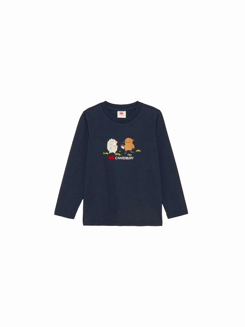 CANTERBURY ���󥿥٥꡼ ���å� ���� ���꡼�� �ƥ��� KIDS L/S TEE ����˥� �Ҷ� RAJ44829