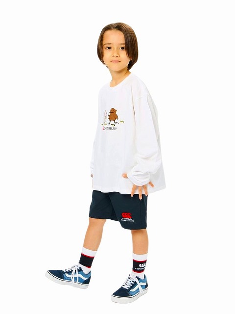 CANTERBURY ���󥿥٥꡼ ���å� ���� ���꡼�� �ƥ��� KIDS L/S TEE ����˥� �Ҷ� RAJ44829