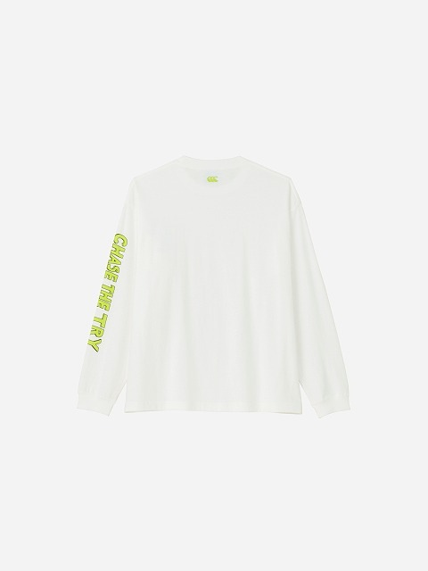 CANTERBURY ���󥿥٥꡼ L/S �ƥ��� CHASE THE TRY �饰�ӡ� �����奢�� �ȥåץ� Ĺµ RSU42612