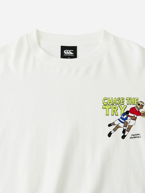 CANTERBURY ���󥿥٥꡼ L/S �ƥ��� CHASE THE TRY �饰�ӡ� �����奢�� �ȥåץ� Ĺµ RSU42612