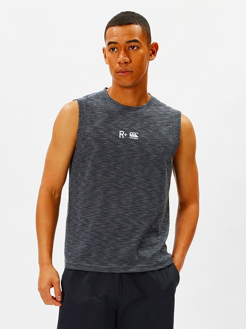 CANTERBURY ���󥿥٥꡼ ������ץ饹��������ȥ��꡼�֥쥹����� R+ WORKOUT SLEEVELESS SHIRT ��� µ�ʤ� �Ρ����꡼�� �ȥåץ� RP34088