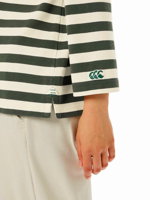 CANTERBURY 󥿥٥꡼  ܡ ͥå 饬ƥ W'S BOAT NECK RUGGER TEE ǥ WA424704