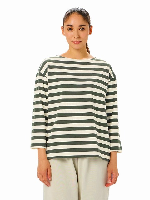 CANTERBURY 󥿥٥꡼  ܡ ͥå 饬ƥ W'S BOAT NECK RUGGER TEE ǥ WA424704