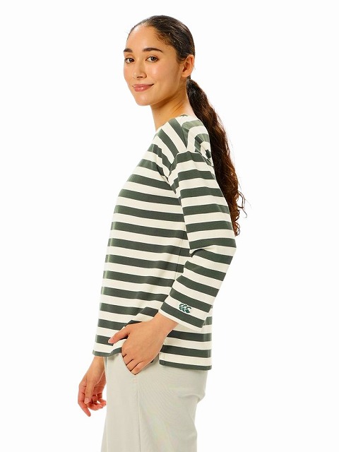 CANTERBURY 󥿥٥꡼  ܡ ͥå 饬ƥ W'S BOAT NECK RUGGER TEE ǥ WA424704