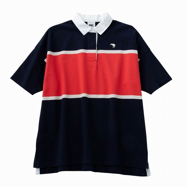 CANTERBURYۥ󥿥٥꡼ 硼ȥ꡼ ܥå饰ӡ㡼 ǥ 饰ӡ Ⱦµ饬 S/S BOX RUGBY JERS WA31192