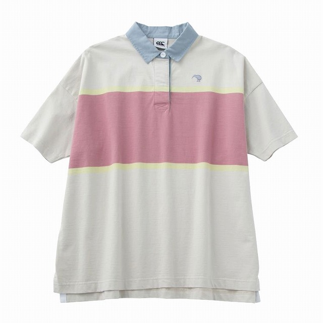 CANTERBURYۥ󥿥٥꡼ 硼ȥ꡼ ܥå饰ӡ㡼 ǥ 饰ӡ Ⱦµ饬 S/S BOX RUGBY JERS WA31192