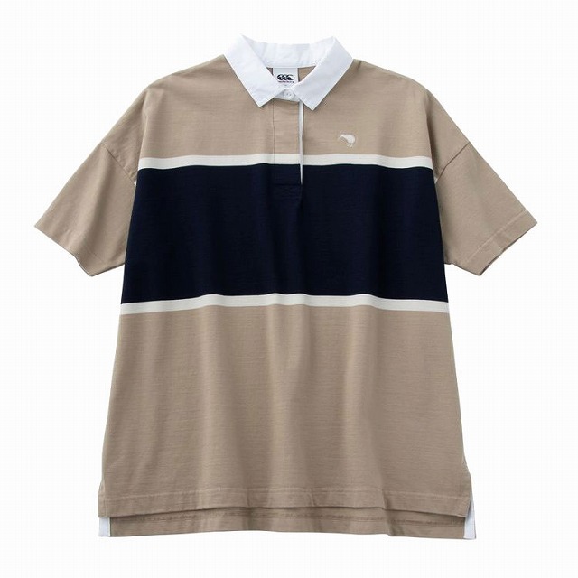 CANTERBURYۥ󥿥٥꡼ 硼ȥ꡼ ܥå饰ӡ㡼 ǥ 饰ӡ Ⱦµ饬 S/S BOX RUGBY JERS WA31192