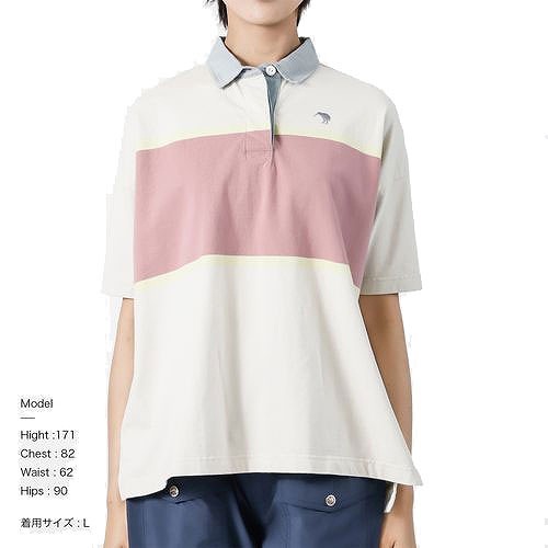 CANTERBURYۥ󥿥٥꡼ 硼ȥ꡼ ܥå饰ӡ㡼 ǥ 饰ӡ Ⱦµ饬 S/S BOX RUGBY JERS WA31192