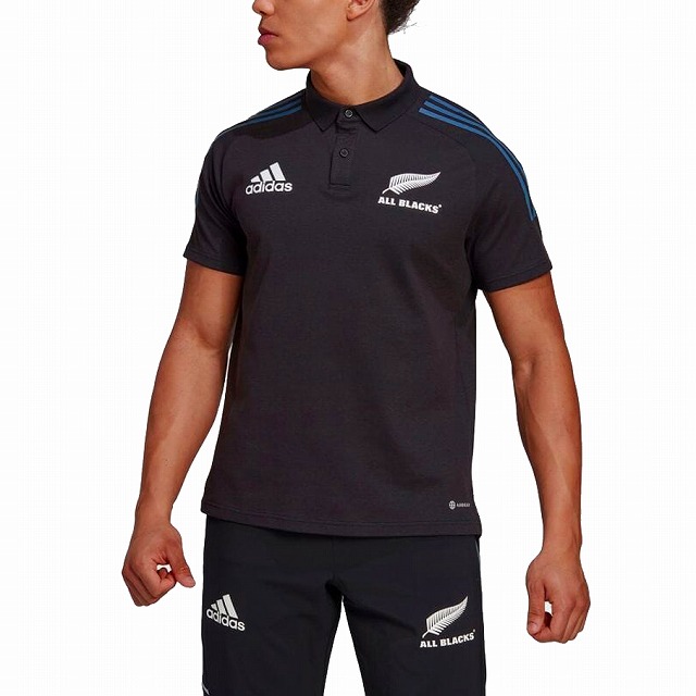 adidas アディダス ALLBLACKS オールブラックス ポロシャツ ラグビー EUR82 レプリカ,オールブラックス ラグビー