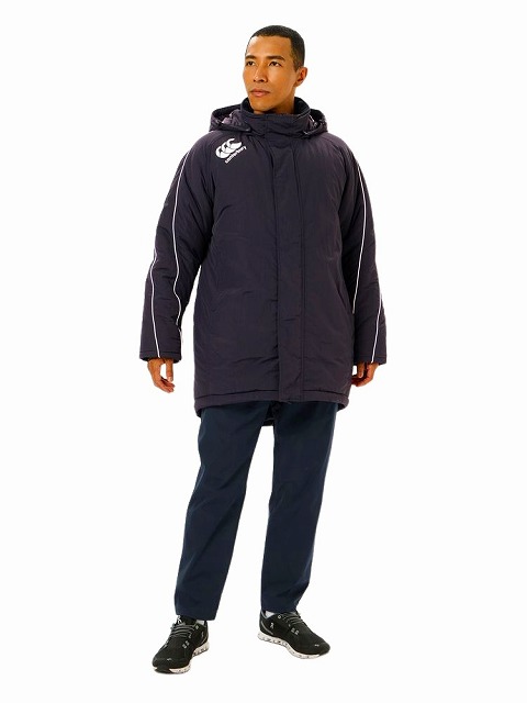CANTERBURY ���󥿥٥꡼ �饰�ӡ�  ���󥵥졼����� �ϡ��ե����� RUGBY INSULATION HALF COAT ��� �٥�������� �礭�������� RG724516B